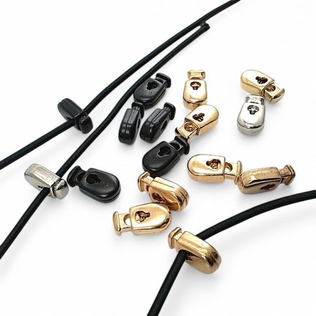 Metal Stopper Hole 4 mm Hole Diameter Top Press Elegant Pear Model - Zinc Alloy Stopper E 827