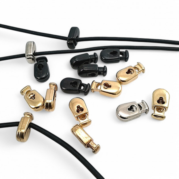 Metal Stopper Hole 4 mm Hole Diameter Top Press Elegant Pear Model - Zinc Alloy Stopper E 827