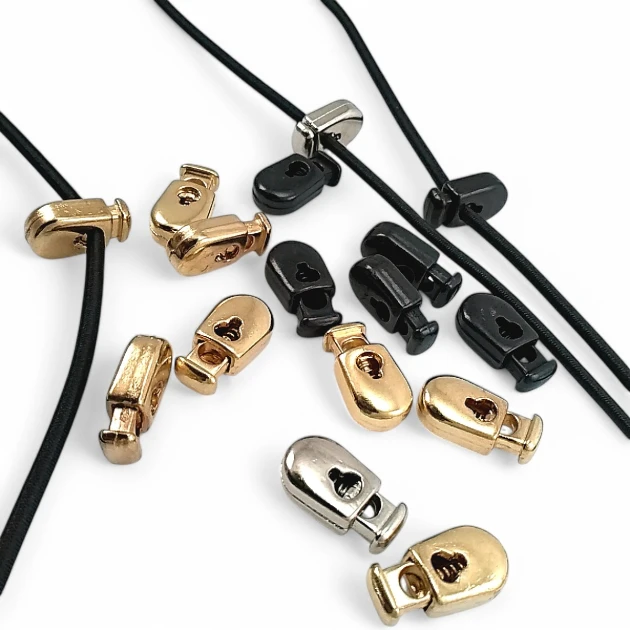 Metal Stopper Hole 4 mm Hole Diameter Top Press Elegant Pear Model - Zinc Alloy Stopper E 827