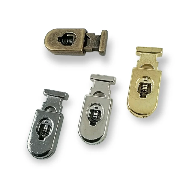 Metal Stoper 26 mm boylu 5 mm Delikli Siyah ve Sade Tasarımlı B0020