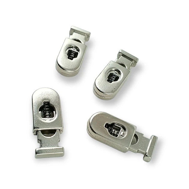 Metal Stoper 26 mm boylu 5 mm Delikli Siyah ve Sade Tasarımlı B0020