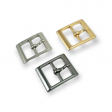 Center Bar Pin Buckle Shoe and Bag Buckle 16 mm E 1722 Center Bar Pin Buckle Shoe and Bag Buckle 16 mm E 1722