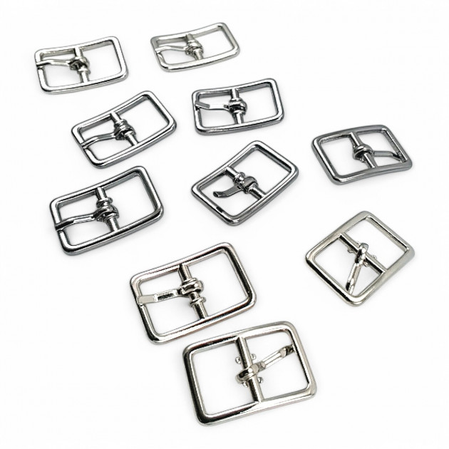 Shoe Buckle - 1 cm - 0,40" Metal Buckle E 2263