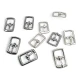 Shoe Buckle - 0,8 cm - 0,31" Metal Buckle E 2264