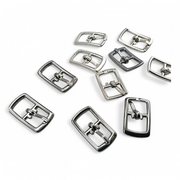 Shoe Buckle - 0,8 cm - 0,31" Metal Buckle E 2264