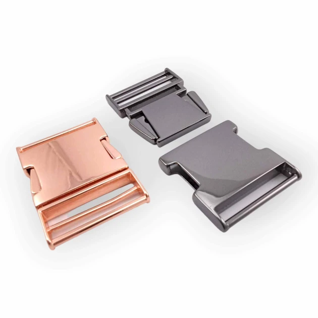 3 cm Bandolier Buckle Snap Clasp Metal Zamak E 2249