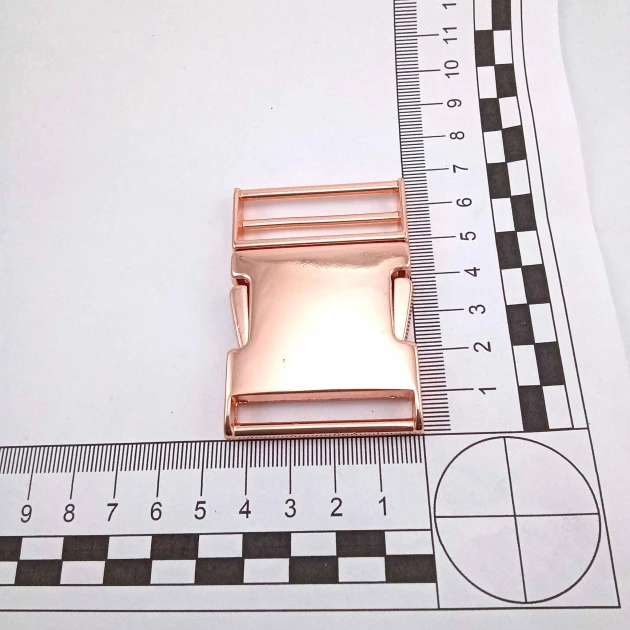 4 cm Bandolier Buckle Snap Clasp Metal Zamak E 2267