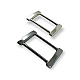 Monochrome 3.3cm Metal Fastener Buckle E 466