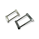 Monochrome 3.3cm Metal Fastener Buckle E 466