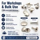 Standard 9 mm Rivet with 15 mm Long Post for Textile and Leather Accessories - 500 Pieces Pack