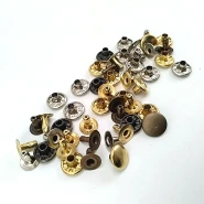 33.5 Nail Rivet 9 mm (0.35") Steel Cap Aluminum Nail – 1000 Pieces