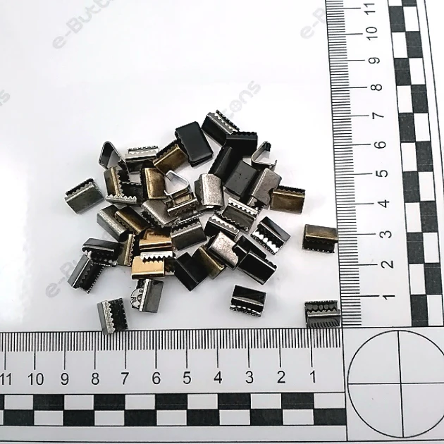 Bağucu Pirinç Kıstırma 10 mm x 8 mm - Açık Kenarlı Kıstırma Bağ ucu DGK0010