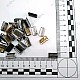 Cord End Pinch 16 mm x 8.3 mm - Brass Open Edge Pinch Cord End DGK0015K