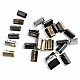 Cord End Pinch 16 mm x 8.3 mm - Brass Open Edge Pinch Cord End DGK0015K