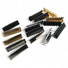 Pinch Cord End 30 mm x 8.3 mm Closed-Edge Pinch Cord End Brass DGK0030K