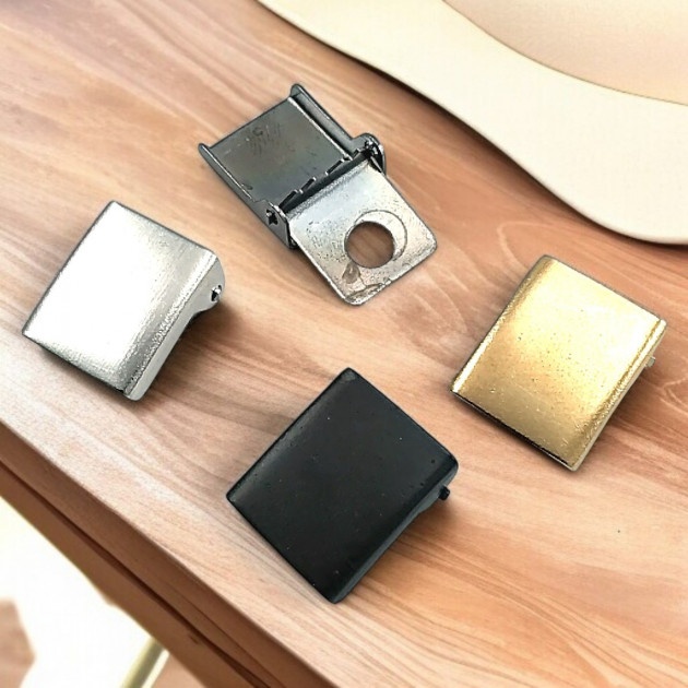 1,5 cm Hat Buckle 0,59 Inch Brass Metal DG0015STPR