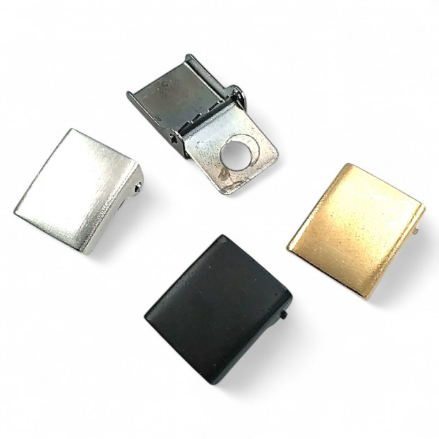 1,5 cm Hat Buckle 0,59 Inch Brass Metal DG0015STPR