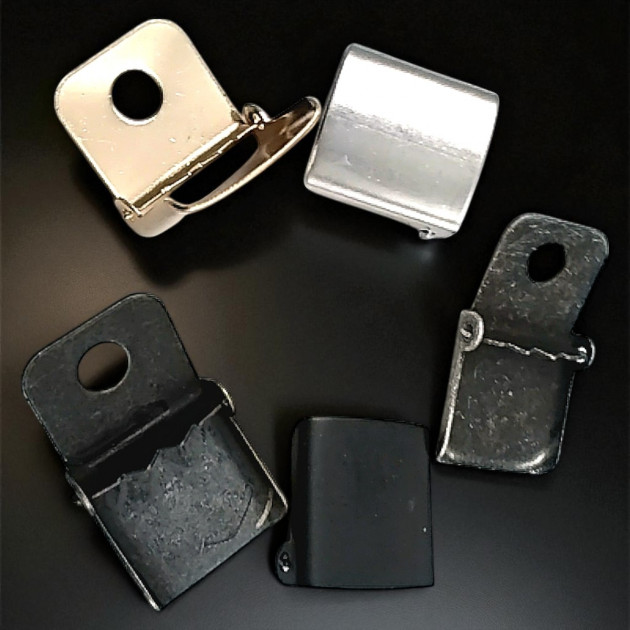 Buckle Hat 2 cm - 0,79 Inch Brass Metal DG0020STPR