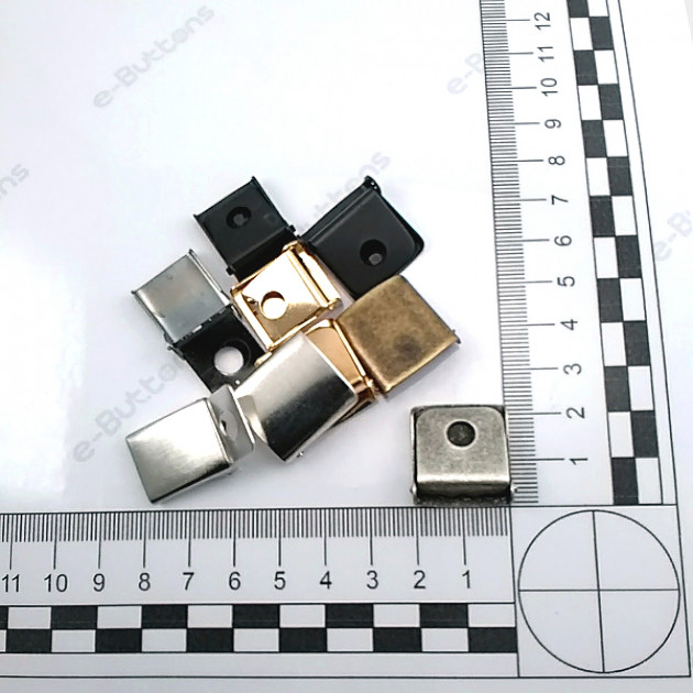 Buckle Hat 2 cm - 0,79 Inch Brass Metal DG0020STPR