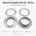 Galvaniz Kuşgözü No 66 - 40 mm İç Çaplı Branda Kuşgözü DT00066
