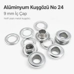 Aluminum Eyelet with 9.3 mm / 0.37 in Inner Diameter for Tarpaulin and Outdoor Applications DT00024