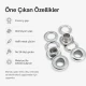 Aluminum Eyelet with 9.3 mm / 0.37 in Inner Diameter for Tarpaulin and Outdoor Applications, Durable and Rust-Resistant
