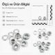 Aluminum Eyelet with 9.3 mm / 0.37 in Inner Diameter for Tarpaulin and Outdoor Applications, Durable and Rust-Resistant