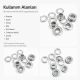Aluminum Eyelet with 9.3 mm / 0.37 in Inner Diameter for Tarpaulin and Outdoor Applications, Durable and Rust-Resistant