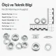Aluminum Eyelet with 12.5 mm / 0.49 in Inner Diameter for Tarpaulin and Tent Applications, Lightweight and Rustproof for