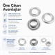 Aluminum Eyelet with 17 mm / 0.67 in Inner Diameter for Tarpaulin and Outdoor Textiles
