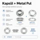 Aluminum Eyelet with 17 mm / 0.67 in Inner Diameter for Tarpaulin and Outdoor Textiles
