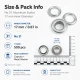 Aluminum Eyelet with 17 mm / 0.67 in Inner Diameter for Tarpaulin and Outdoor Textiles