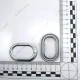 Oval Eyelet Galvanized 42 mm x 23 mm Inner Diameter DT00066VL