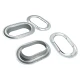 Oval Eyelet Galvanized 42 mm x 23 mm Inner Diameter DT00066VL