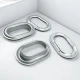 Oval Eyelet Galvanized 42 mm x 23 mm Inner Diameter DT00066VL