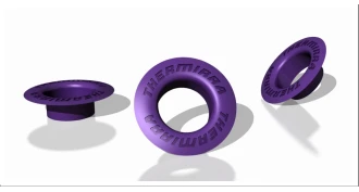 Brand Written and Pantone Color Dyed Eyelet