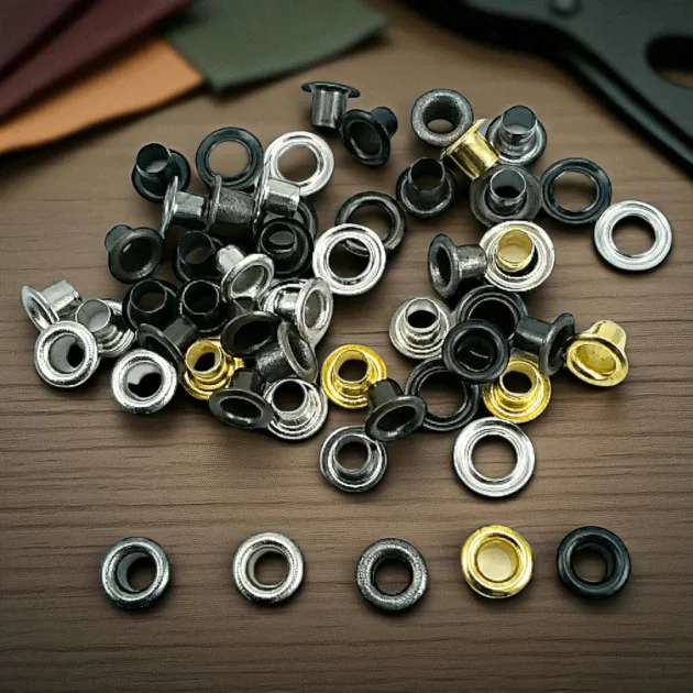 9/64" Brass 3,6 mm Curved Eyelet (500 Pcs/Pack) ERB0017PR