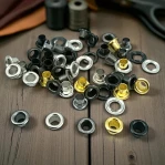 9/64" Brass 3,6 mm Curved Eyelet (500 Pcs/Pack) ERB0017PR