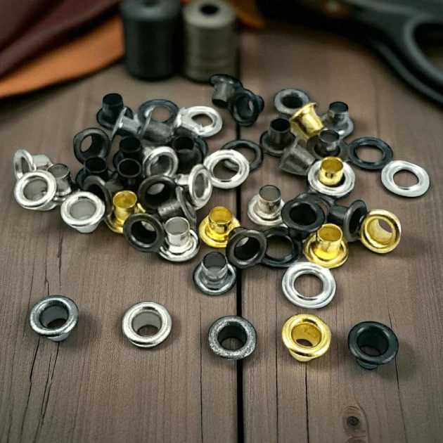 9/64" Brass 3,6 mm Curved Eyelet (500 Pcs/Pack) ERB0017PR