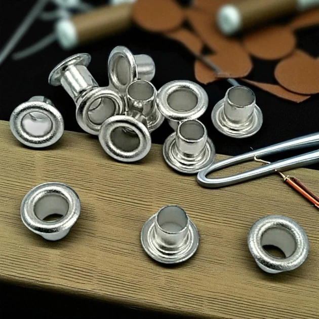 Long Pipe Eyelet 11/64" Brass 4.2 mm (500 Pcs/Pack) ERB0002PRU