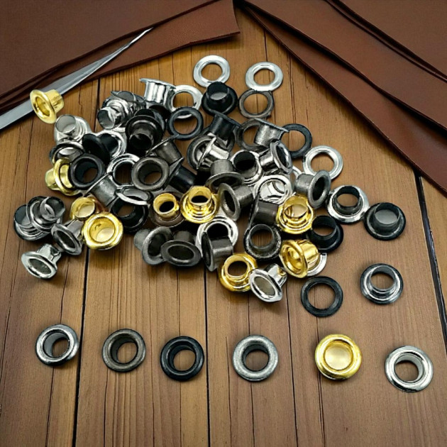 3/16" Brass 4,7 mm Curved Eyelet (500 Pcs/Pack) ERB0002PR