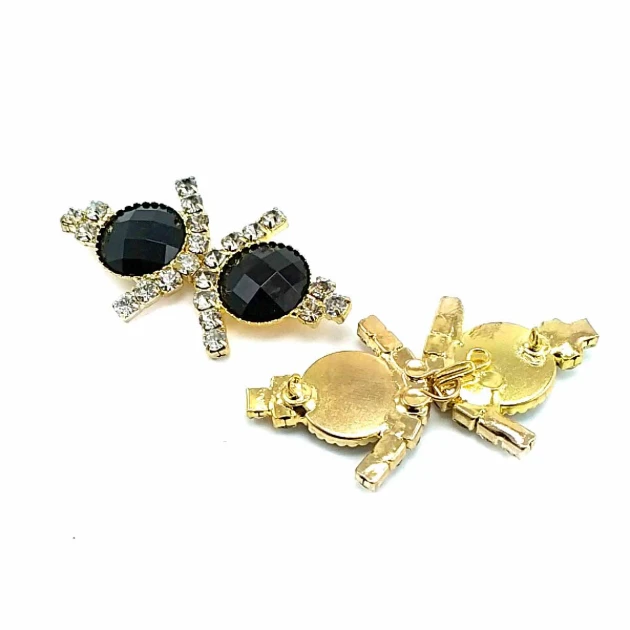 50 mm Stone Metal Clip Clasp BRS0044