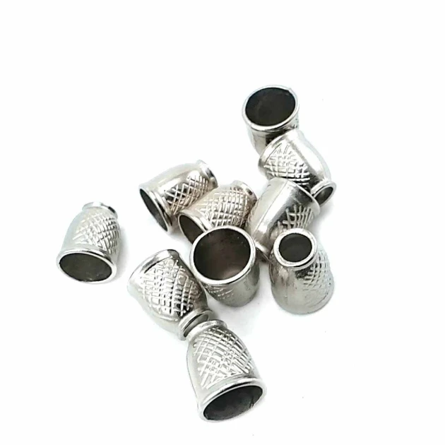 Desenli Ve Estetik Tasarımlı Metal Bağ ucu boy 11 mm giriş 6 mm B0006