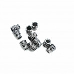 Cord End Length 8 mm inlet 5 mm - 0,20" Zamak Cord End B0010