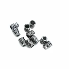 Cord End Length 8 mm inlet 5 mm - 0,20" Zamak Cord End B0010