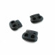2 Hole Stopper 5 mm Cord  Diameter Plastic B0015