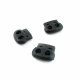 2 Hole Stopper 5 mm Cord Diameter Plastic B0015