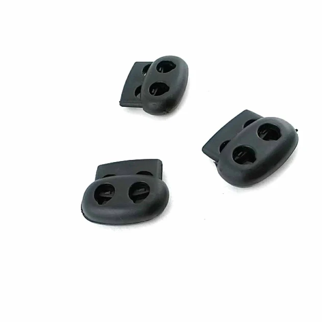 2 Hole Stopper 5 mm Cord Diameter Plastic B0015