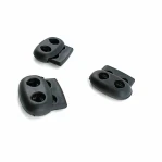 2 Hole Stopper 5 mm Cord Diameter Plastic B0015