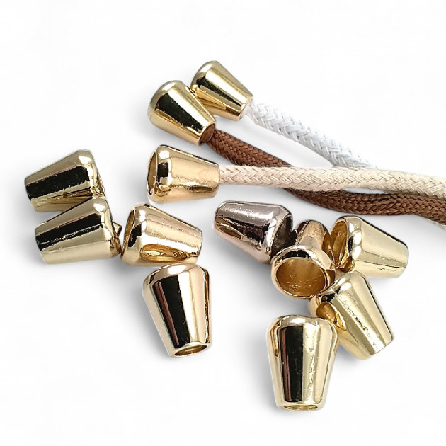 Çan Şekil Bağucu Kordon Girişi 6 mm / 0,27" Metal B0017